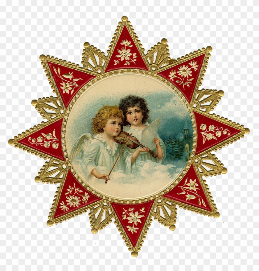 Vintage Victorian Christmas Die Cut Clip Art Day Four - Spirit Of Christmas [book] #1216887