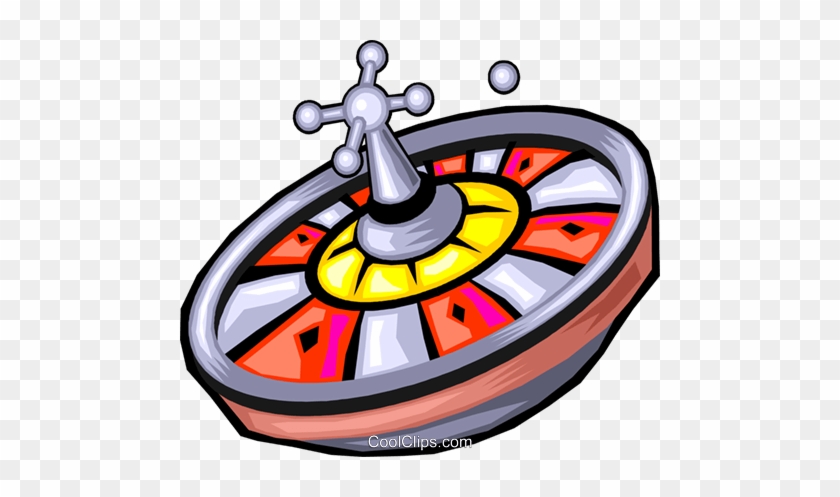 Roulette Wheel Royalty Free Vector Clip Art Illustration - A2 Psychology Aqa Specification A - Student Workbook #1216892