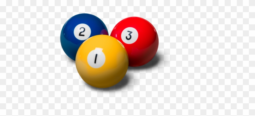 Billiard Balls In Primary Colors - Billiard Ball #1216910
