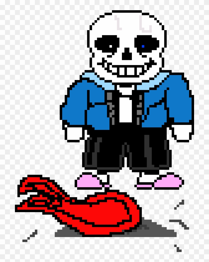 Undertale Sans Pixel Art  Undertale pixel art, Pixel art, Pixel art grid