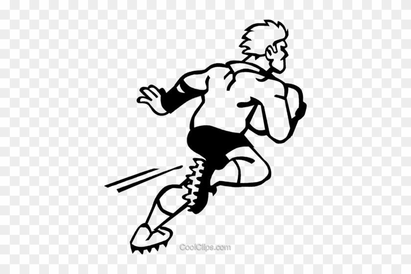 Rugby Player Royalty Free Vector Clip Art Illustration - Rugby Player Royalty Free Vector Clip Art Illustration #1217078
