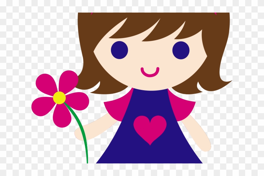 Young Girls Cliparts - Clip Art Of A Girl #1217135