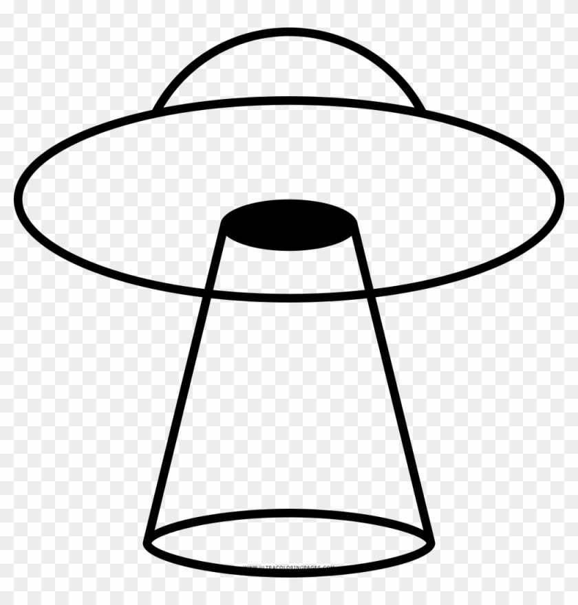 Flying Saucer Coloring Page - Ufo Outline #1217147