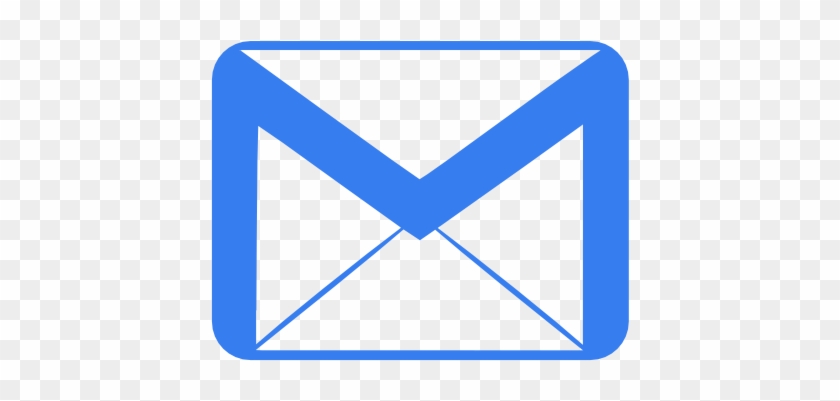 Email Icons Blue Square - Gmail Sign Png #1217251