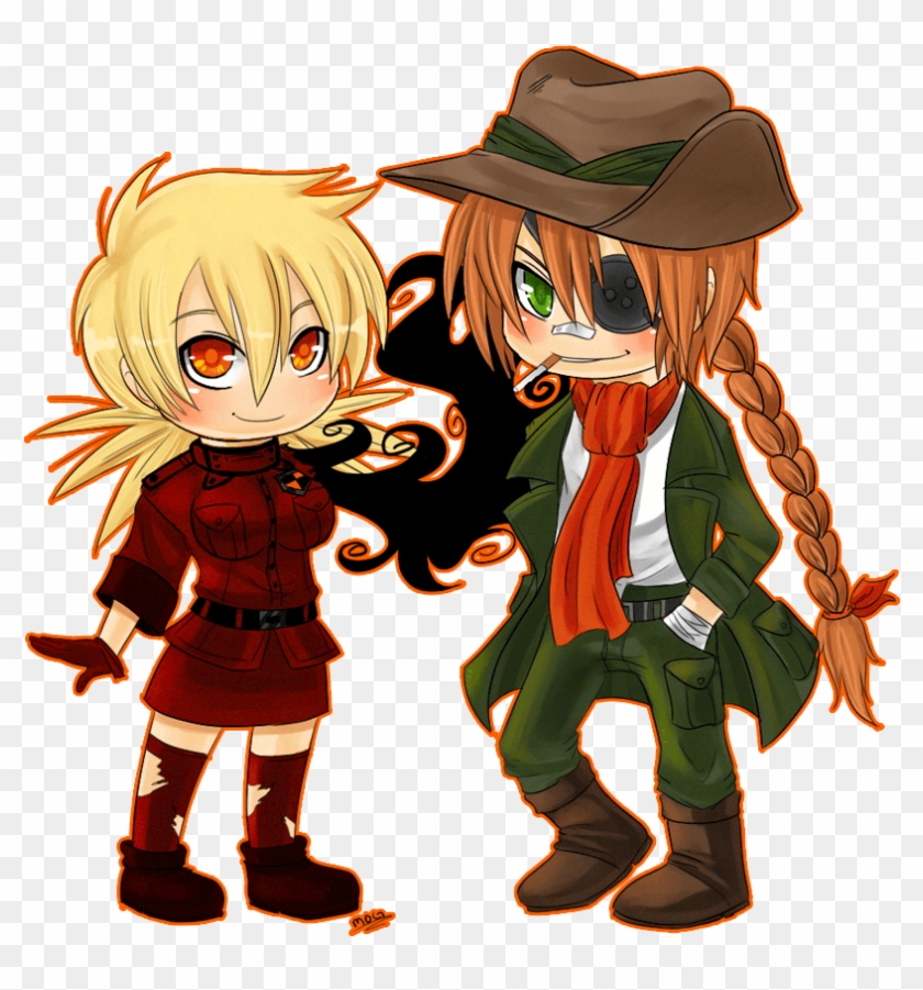 Seras And Pip By *chickenoverlord On Deviantart - Hellsing Ultimate Seras And Pip #1217300