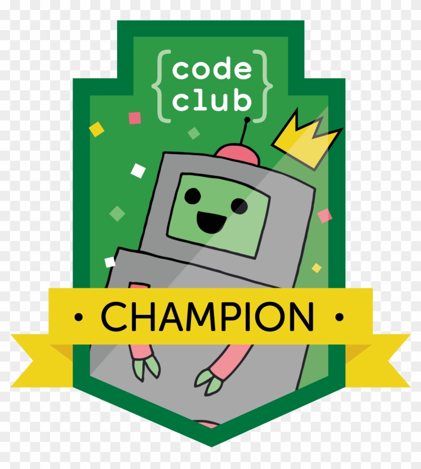 Code Club Champion Logo V1-01 - Code Club #1217419