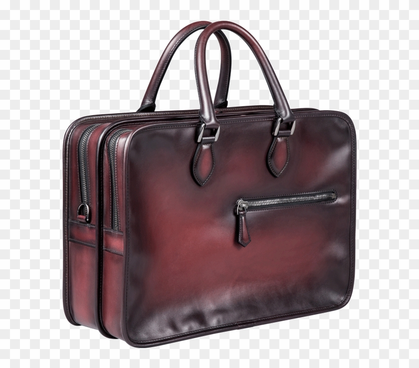 Luxury Leather Briefcases Business Bags Double Zip - Screenshot #1217433