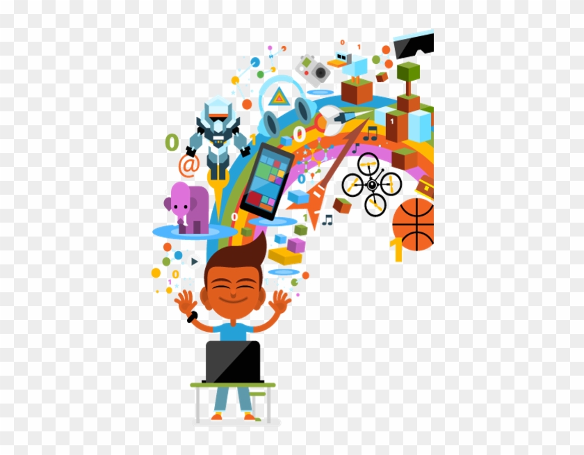 Microsoft Creative Coding Through Games And Apps - Cartoon #1217432