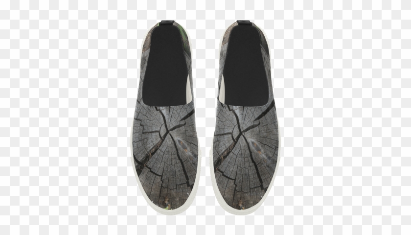 Dried Tree Stump Apus Slip-on Microfiber Men's Shoes - Slip-on Shoe #1217434