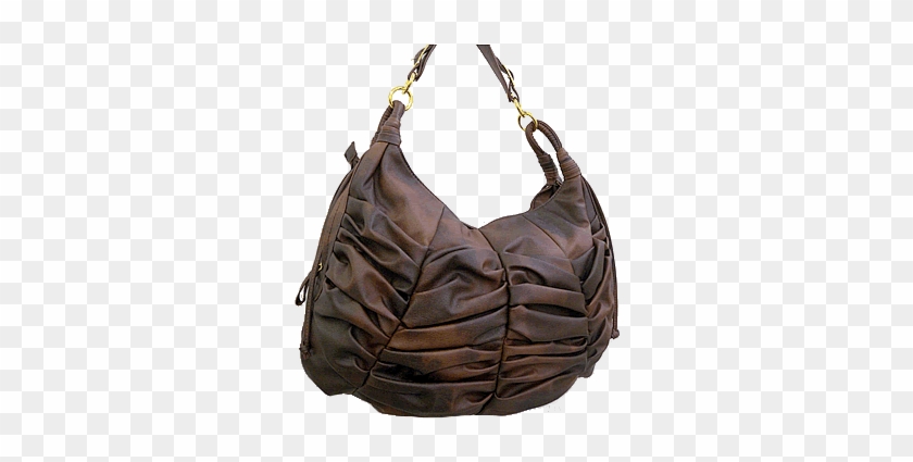*clearance*soft Synthetic Leather Fashion Hobo Bag-brown - Hobo Bag #1217471