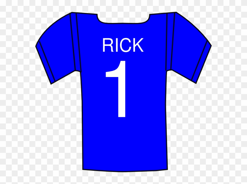 Jersey Rick Svg Clip Arts 600 X 546 Px - Football Shirt Clip Art #1217476