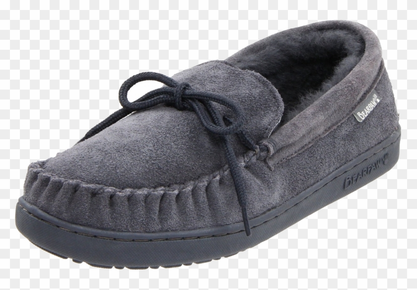 Bearpaw Men' Moc Ii Slip-on Gray - Bearpaw Men's Moc Ii Moccasin (9.5 D(m) Us, Charcoal) #1217487