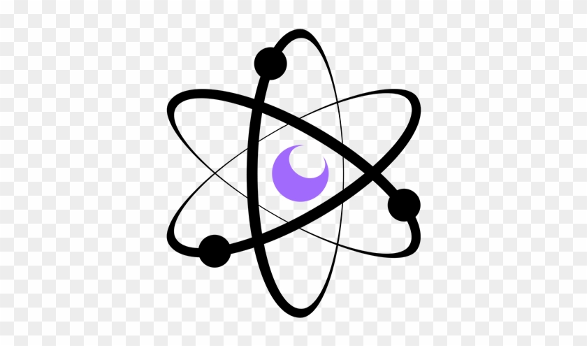 Violet Atom Logo 3 - Nuclear Energy Atoms Symbols #1217604