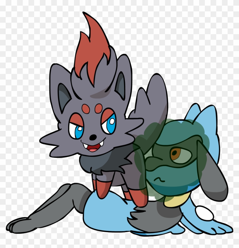 Zorua Facefarts Riolu By Asctoons Zorua Facefarts Riolu - Fart In Face Pokemon #1217622