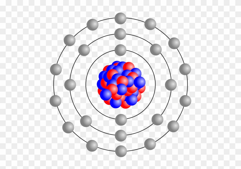 Stylised Atom - Model Of An Iron Atom #1217646