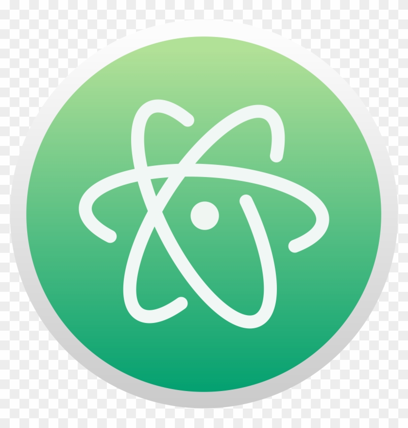 Atom Logo - Atom Io Sticker #1217671