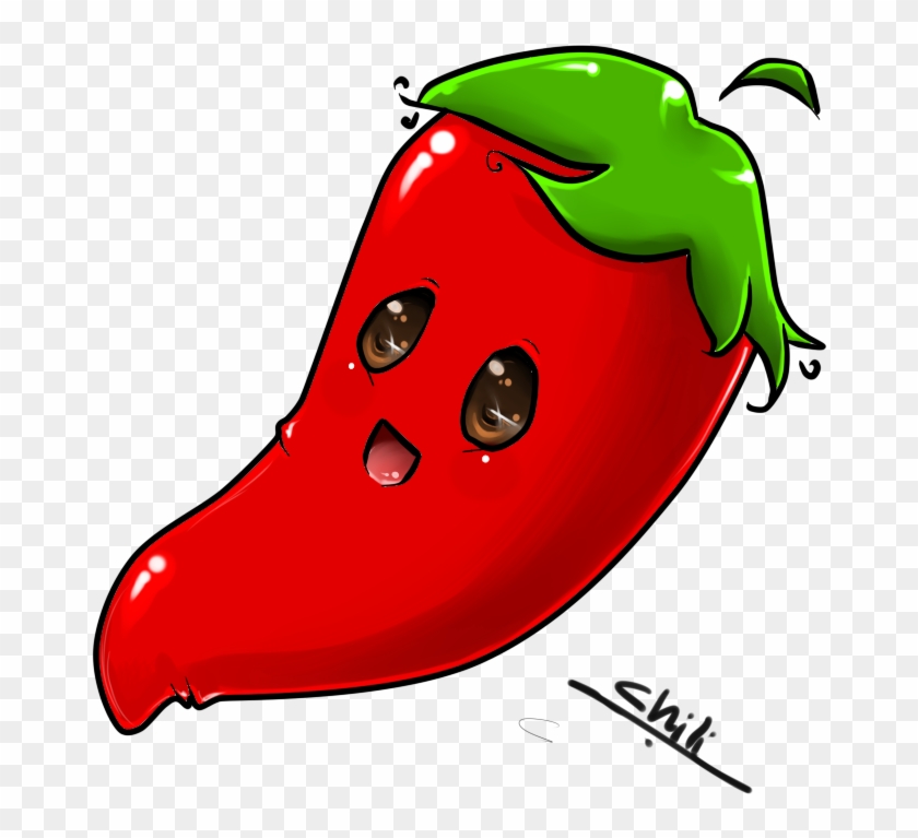 Cute Chili Pepper By Ladybird Rose On Deviantart - Cute Chili Drawing #1217715