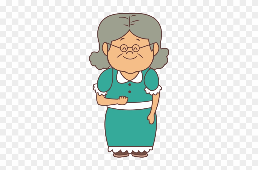 Lovely Grandmother Happy - Abuela Dando Un Regalo A Su Nieto #1218009
