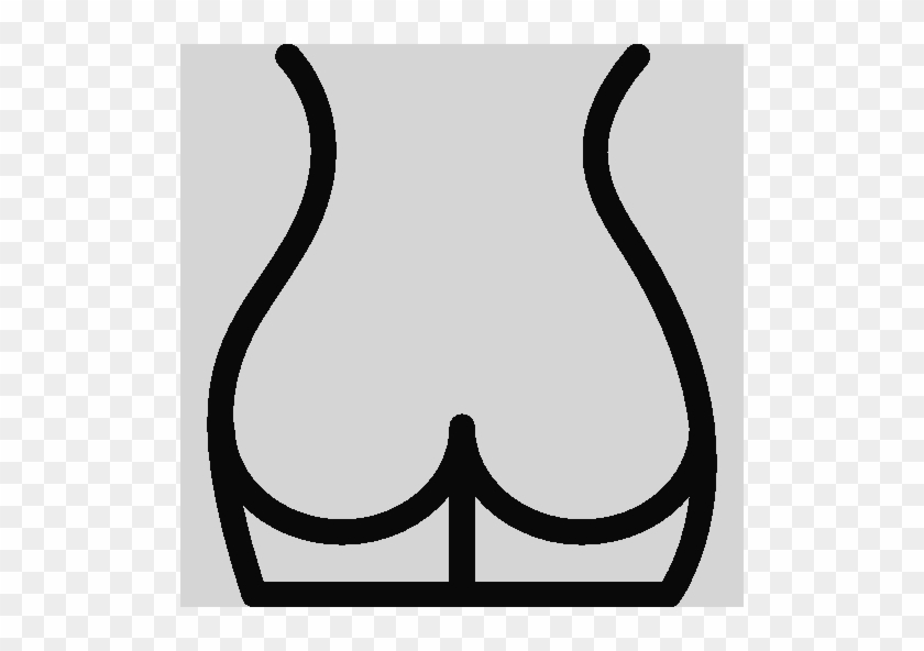 Back Part Of The Body Showing Butt Area Back Body Part - Butt Icon Png #1218068