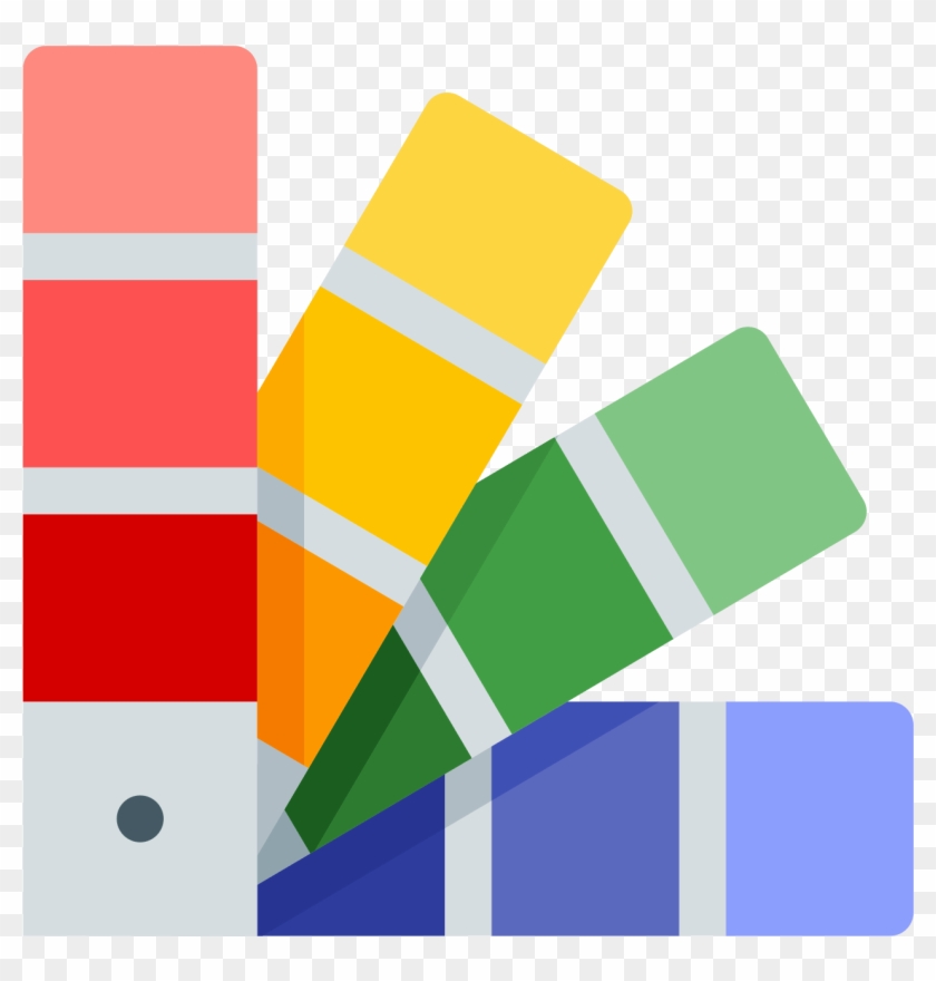 Color Palette Icon - Paleta De Cores Icone #1218172