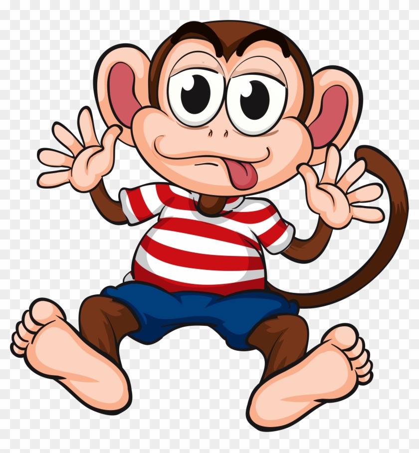 Funny Monkeys, Monkey Business, Clip Art, Monkeys, - Monkey Funny Cartoon #1218439