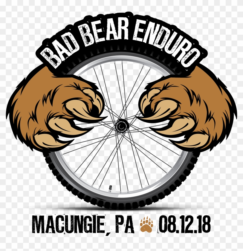 Bad Bear Enduro - Decal Stickers Angry Bear Motorbike Boat (10 X 8,96 #1218552