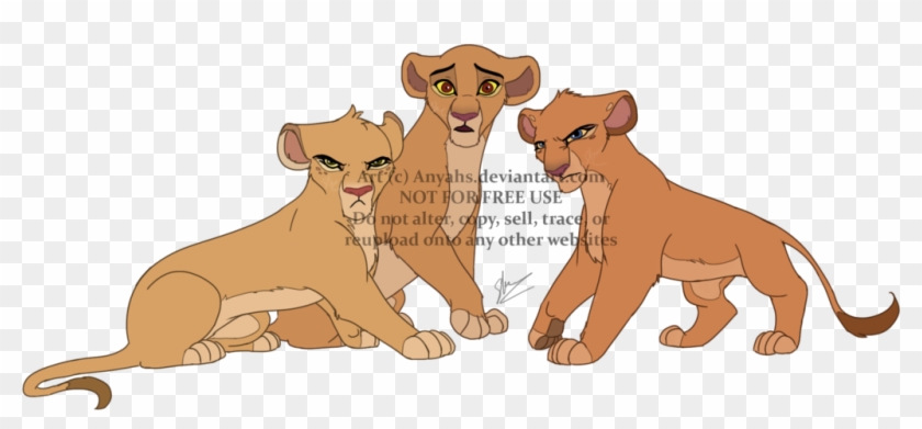 Lion Guard Kiara Tiifu And Zuri #1218610