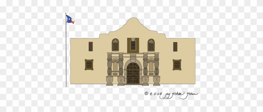 'alamo' Clip Art Gif File With Transparent Backgroung - Alamo Clipart #1218641