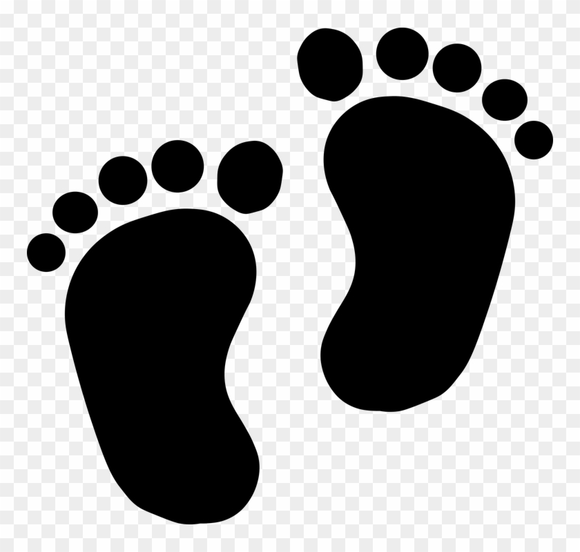Legs Clipart Baby Leg - Baby Footprint #1218683