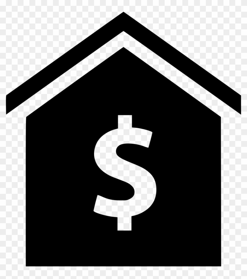 Real Estate Home Dollar Sign Pay Comments - Computer Money Icon Png #1218773
