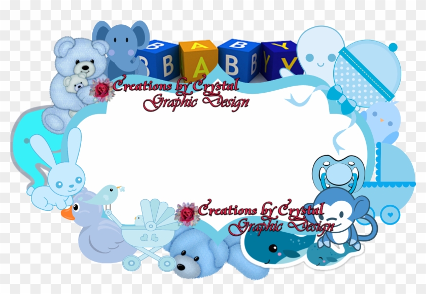 Cbyc Custom Borders Birth Announcements, Cbycgraphicdesign, - Baby Blocks #1218852