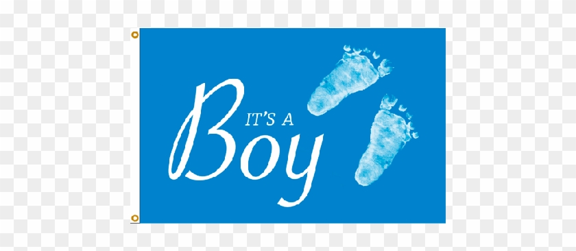 It's A Boy Flag - Footprint #1218862