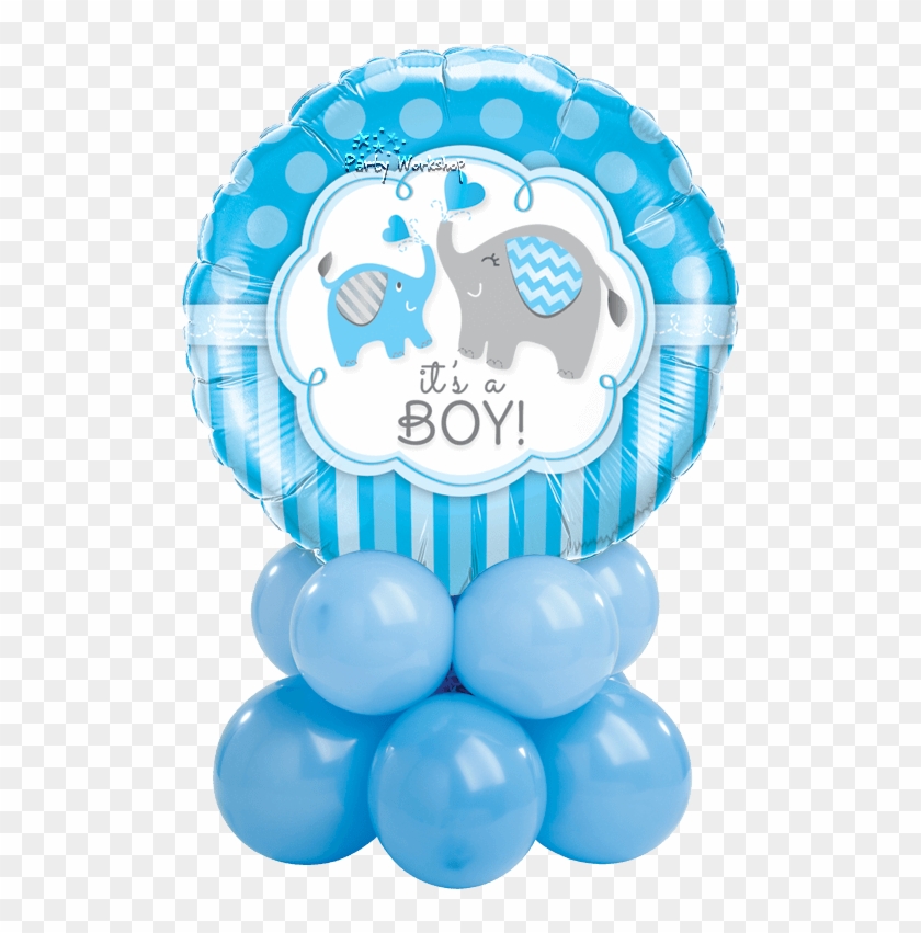 It's A Boy / Girl Elephant Mini - Baby Shower Decorations Boy Elephant Balloons #1218863