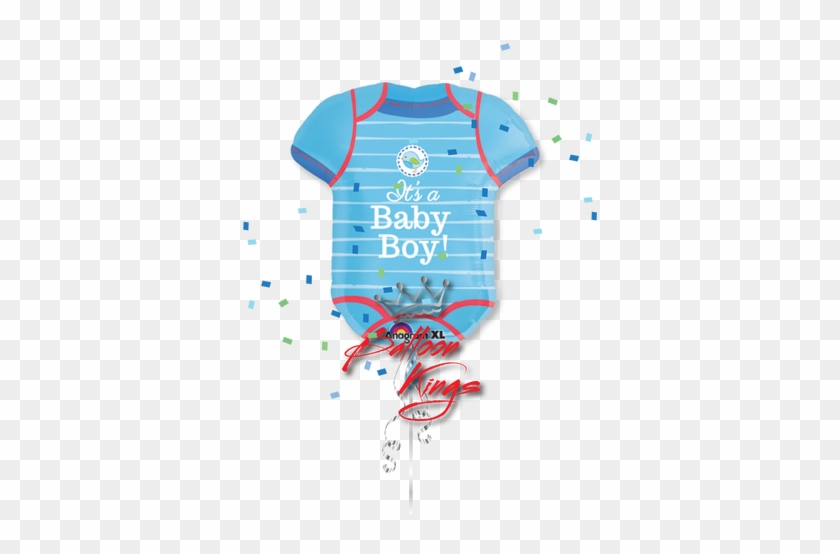 Its A Boy Onesie - 24" Supershape Shower With Love Boy Balloon - Mylar #1218896