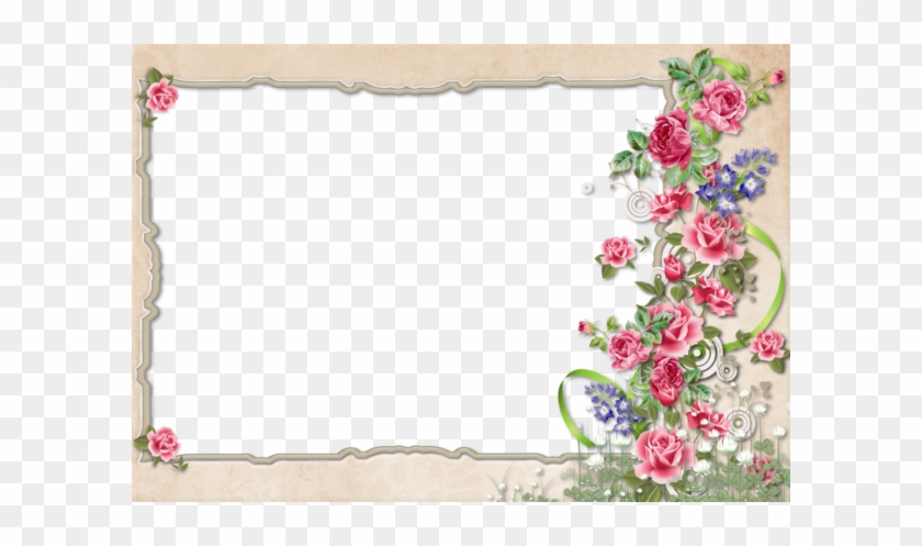 Floral Borderborder Designwriting Papers Vintage - Frame Designs Border Designs #1218925