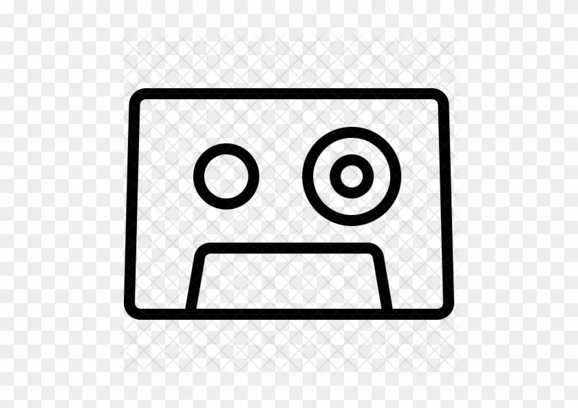 Cassette Tape Icon - Compact Cassette #1218946