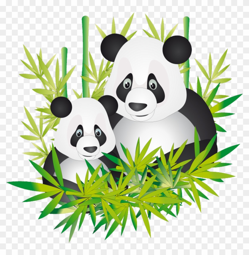 Giant Panda Bear Cartoon Clip Art - Giant Panda Bear Cartoon Clip Art #1218972