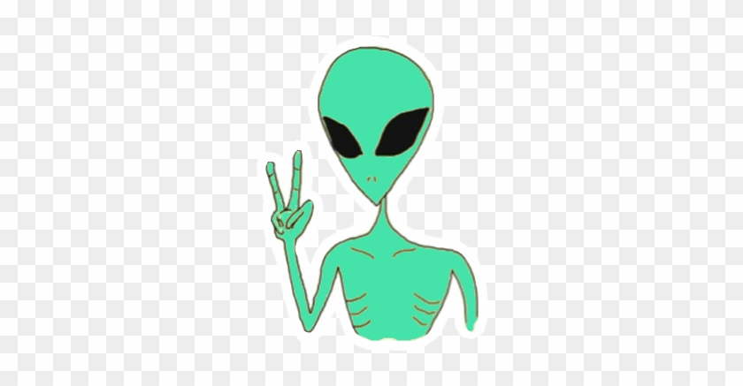 Science Fiction Clipart Alien Body - Png Tumblr Alien Png Transparent #1219011