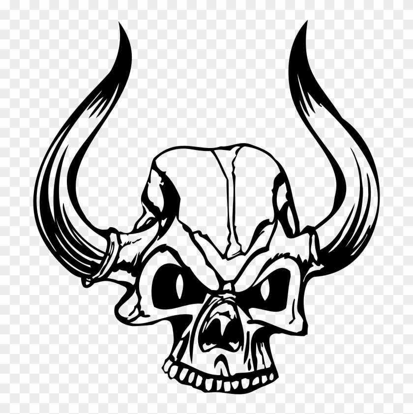 Evil Demon Skull Drawings Download - Magic Joke Throw Blanket #1219042