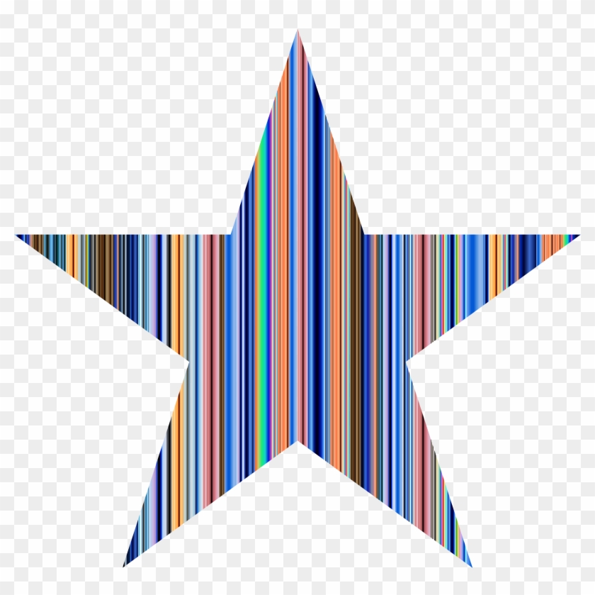 Striped Star - Animated Christmas Star Gif #1219081