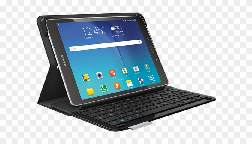 Logitech Tablet Keyboard - Logitech Type S Wireless Keyboard And Folio Case - #1219089