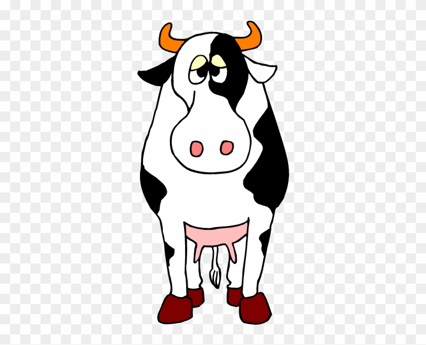Cow Cartoon - Sad Baby Cow Cartoon #1219113