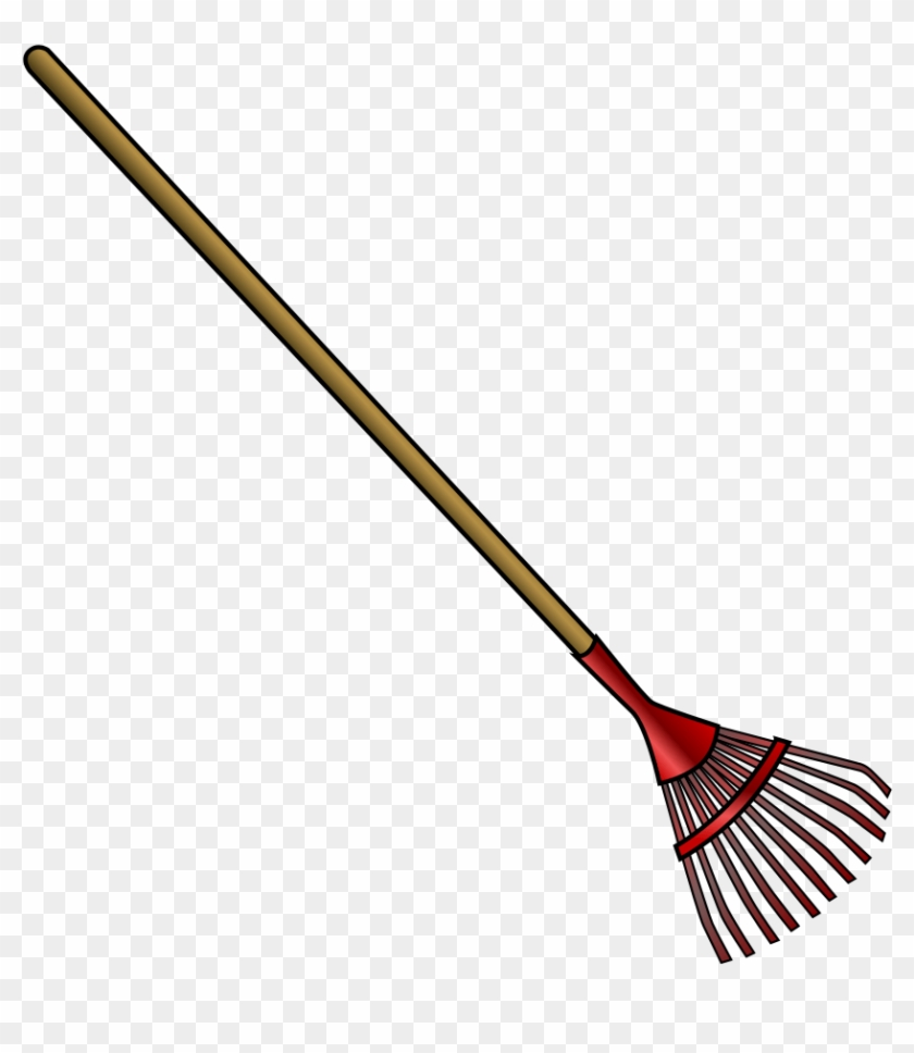 Rake And Leaves Clip Art - Rake Clip Art #1219169