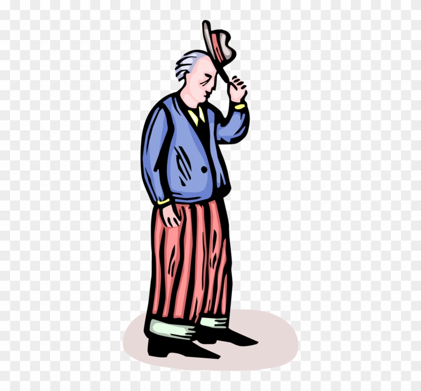 Vector Illustration Of Retired Elderly Senior Citizen - Vector Illustration Of Retired Elderly Senior Citizen #1219219
