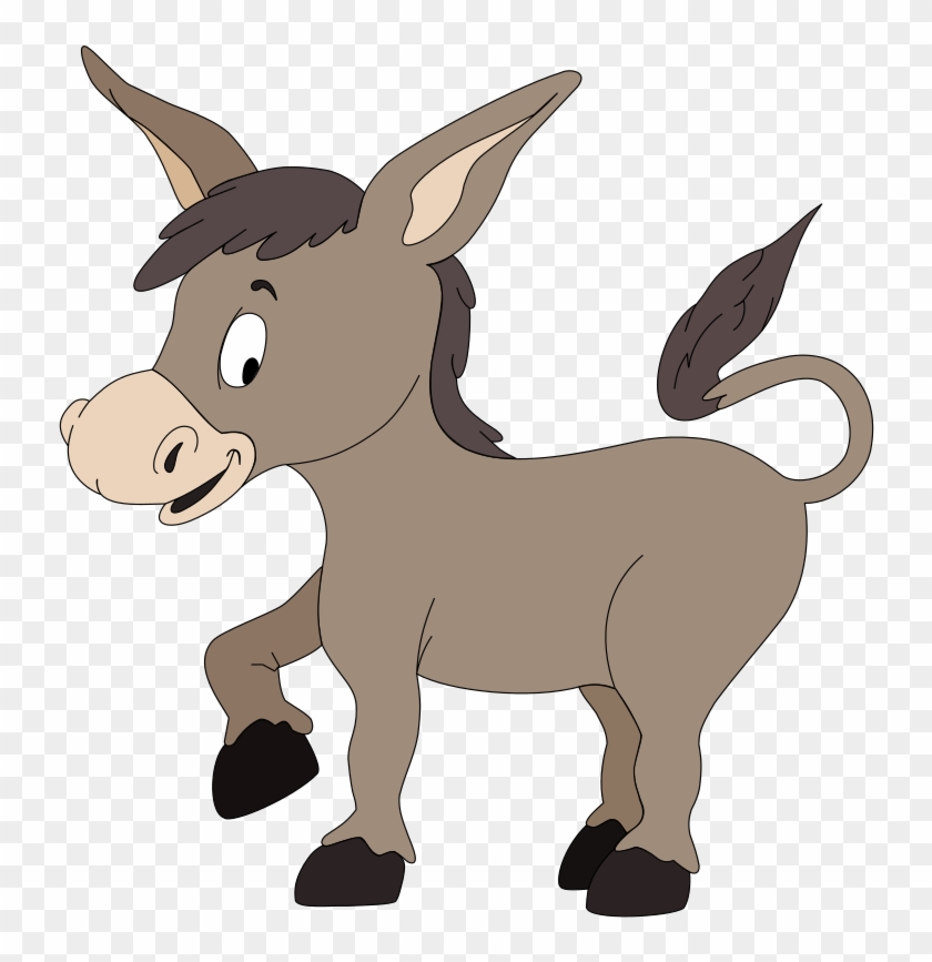 Medium Image - Cafepress Cartoon Donkey Baby Blanket #1219267