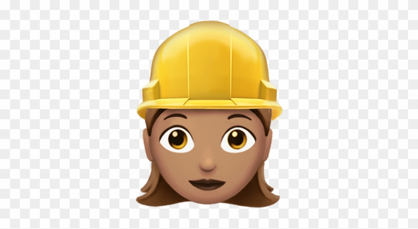 Female Worker Apple Emoji - Architect Emoji #1219324