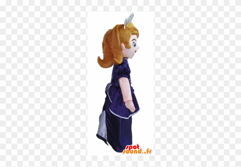 Queen Mascot Cartoon Princess - Stuffed Toy #1219335