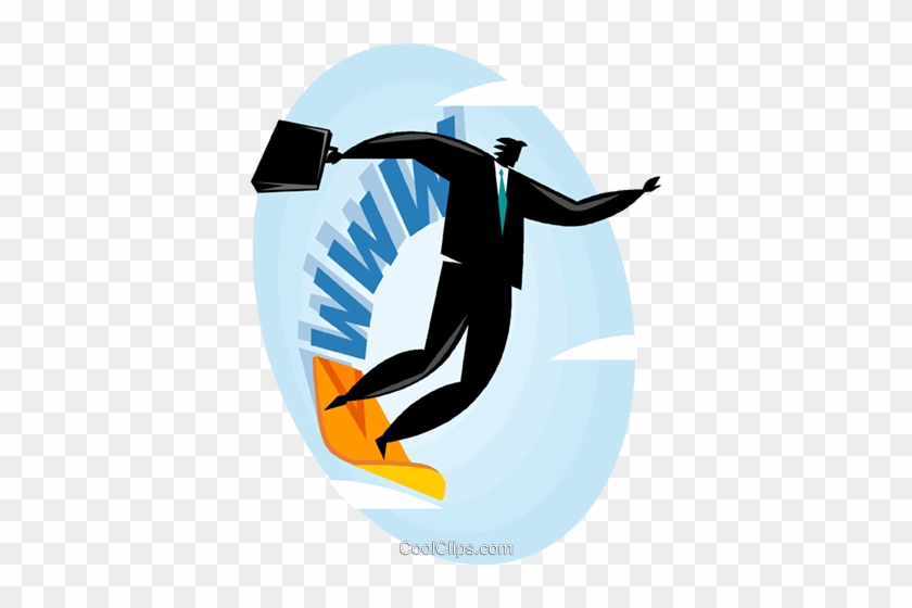 Surfing The World Wide Web Royalty Free Vector Clip - Microsoft Clip Art #1219340