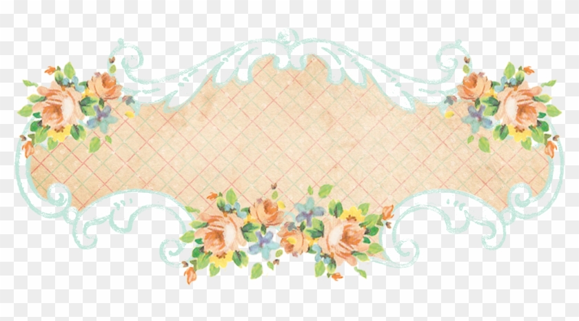 5 Free Gorgeous Scrolly Floral Banners - Illustration #1219465