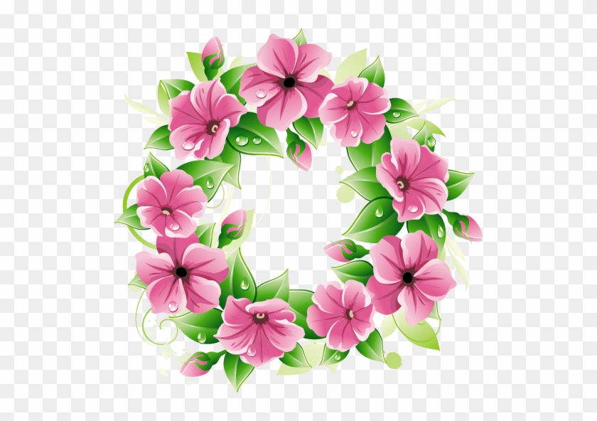 Flower Garland Clip Art - Beautiful Flower Photos Free Download #1219512